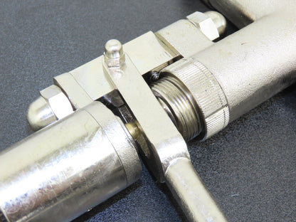 Müller Tankanlagen Pneumatic & Manual Filler Globe Valve Stainless Brass Metered