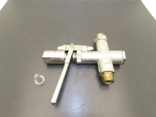 Müller Tankanlagen Pneumatic & Manual Filler Globe Valve Stainless Brass Metered