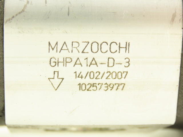 Marzocchi Combination Gear Pump 2L/Min & 2.9L/Min Ports at 1500rpm 4500psi
