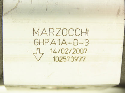 Marzocchi Combination Gear Pump 2L/Min & 2.9L/Min Ports at 1500rpm 4500psi