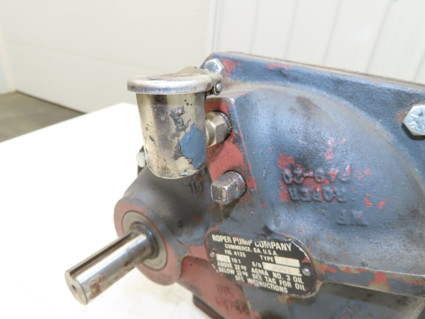 Roper Pump 4125 Gear Reducer 7.5:1 Ratio Gearbox Parallel Shaft Type 1