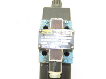 Parker D3W4C56Y Hydraulic Directional Solenoid Valve 120v 60Hz 0.72A 3000psi