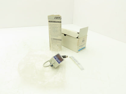 Foco DVP-200 Pressure Switch 12-24VDC 1/8" NPT 4-Pin Plug 0-29.9 InHg