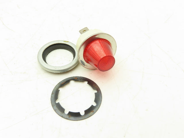 Namco 10061170001 Indicator Light Retaining Ring 125V Red Lot of 3