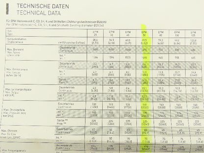 Losi EPM 50 Hydraulic Motor 1210RPM 94Nm 60LPM 25mm Shaft