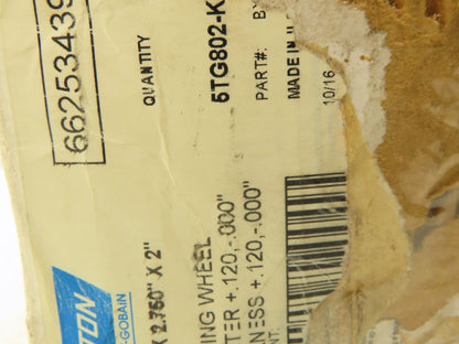 Norton BX531924 Grinding Wheel 5.5" x 2.75" x 2" Lot of 4