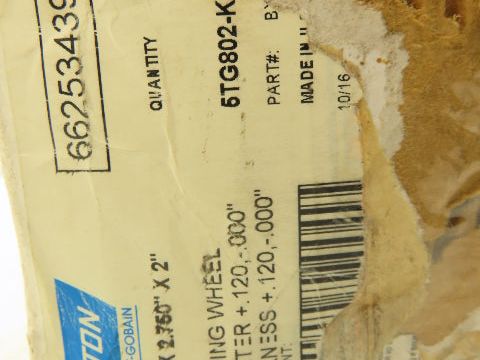 Norton BX531924 Grinding Wheel 5.5" x 2.75" x 2" Lot of 4