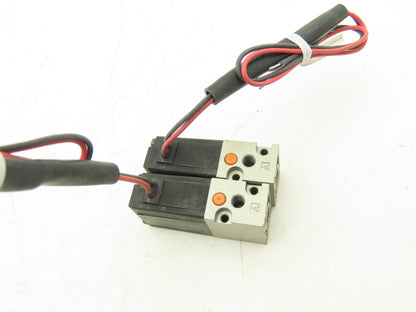 SMC VZ110-5GS-M5-F Pneumatic Air Valve Solenoid 3-way 24VDC M5 Lot of 2