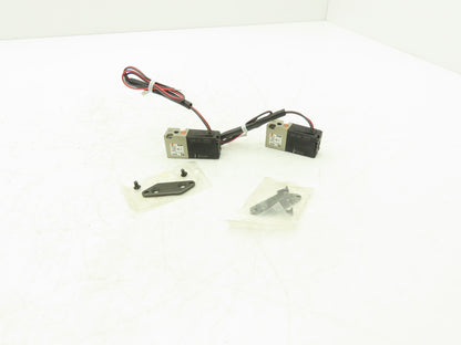 SMC VZ110-5GS-M5-F Pneumatic Air Valve Solenoid 3-way 24VDC M5 Lot of 2