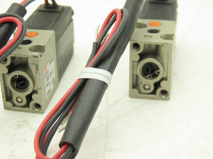 SMC VZ110-5GS-M5-F Pneumatic Air Valve Solenoid 3-way 24VDC M5 Lot of 2