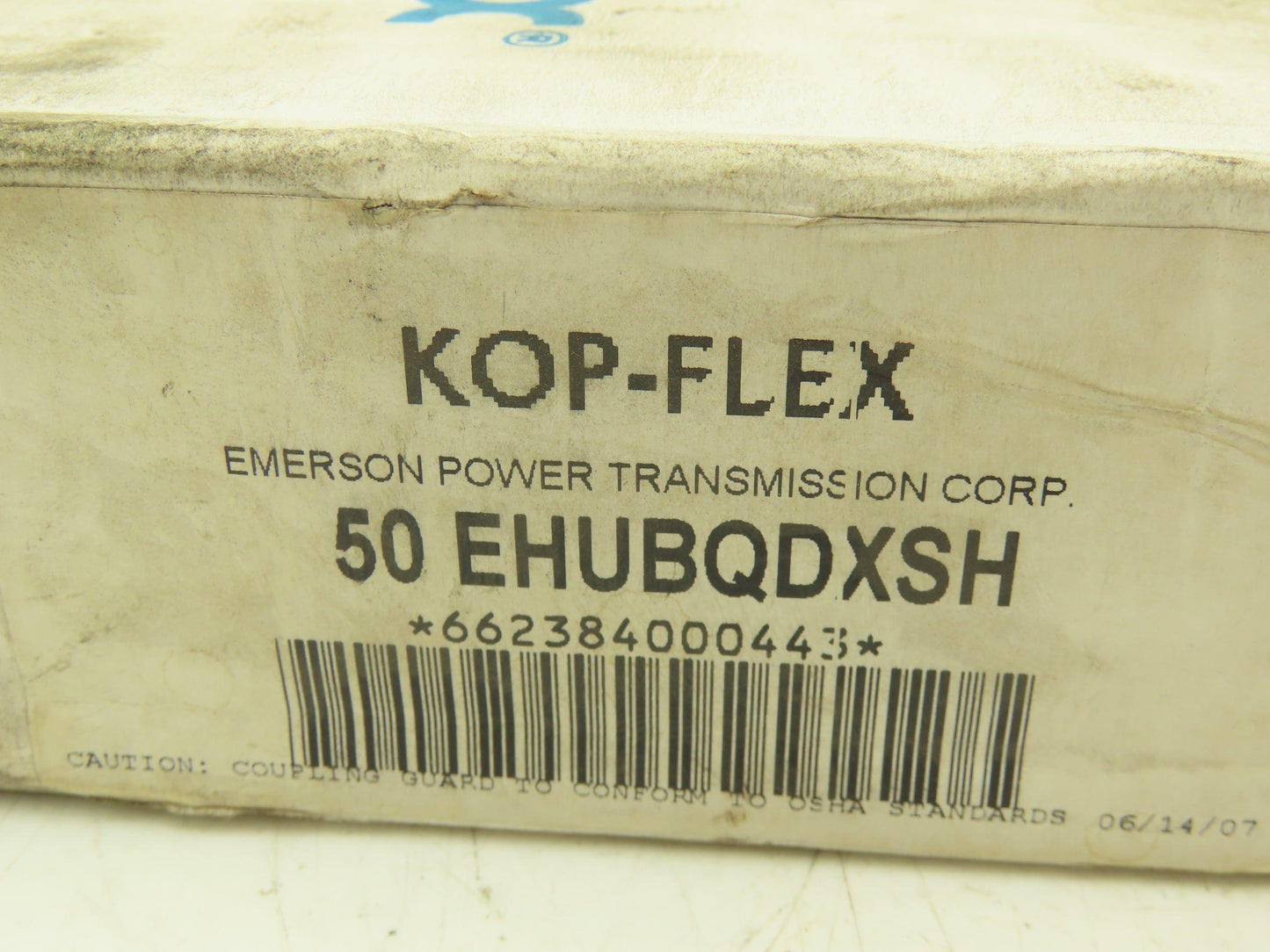 Kop-Flex 50 EHUBQDXSH Elastomeric Coupling Hub QD Bushing Size 50 Style EE ES SS