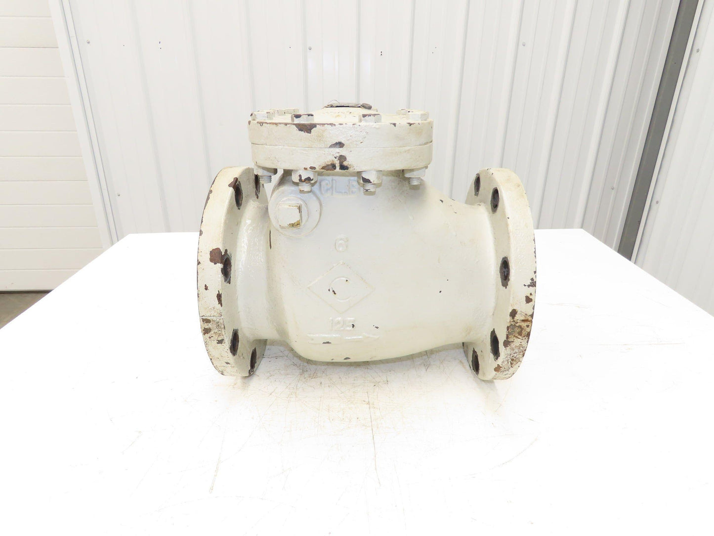 Crane 373 125 S 200 WOG Swing Check Valve Cast Iron 6" Flanged