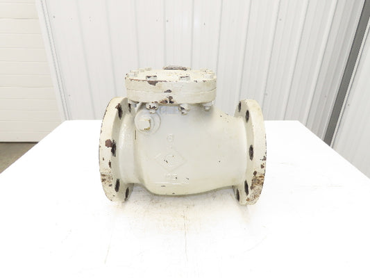 Crane 373 125 S 200 WOG Swing Check Valve Cast Iron 6" Flanged