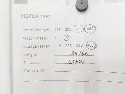 Reliance Electric P14G9241H EM AC Motor 1Hp 1140rpm 208-230/460V 3PH FD145T
