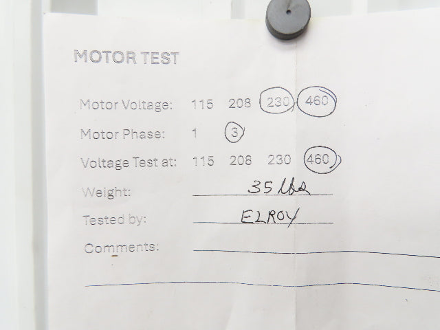 Reliance Electric P14G9241H EM AC Motor 1Hp 1140rpm 208-230/460V 3PH FD145T