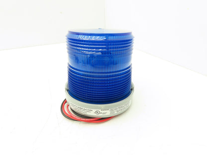 Edwards 48SINB-G1-20WH AdaptaBeacon Light 24VDC 20W 0.8A Blue Steady On 1/2" NPT