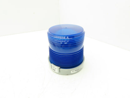 Edwards 48SINB-G1-20WH AdaptaBeacon Light 24VDC 20W 0.8A Blue Steady On 1/2" NPT