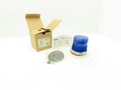 Edwards 48SINB-G1-20WH AdaptaBeacon Light 24VDC 20W 0.8A Blue Steady On 1/2" NPT