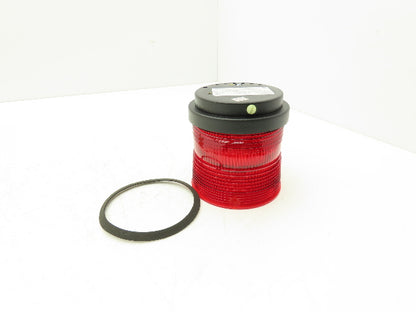 Edwards 101SINHR-N5 AdaptaLight Beacon 120VAC 0.11A Red Steady On