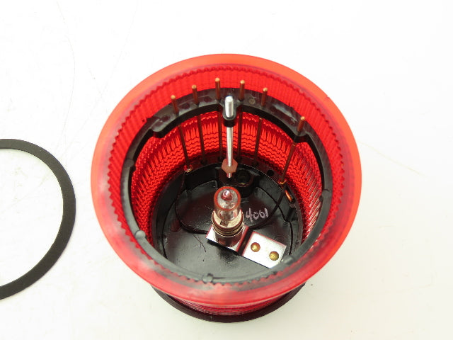 Edwards 101SINHR-N5 AdaptaLight Beacon 120VAC 0.11A Red Steady On