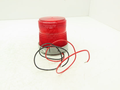 Edwards 48SINR-G1-20WH AdaptaBeacon Light 24VDC 20W 0.8A Red Steady On 1/2" NPT