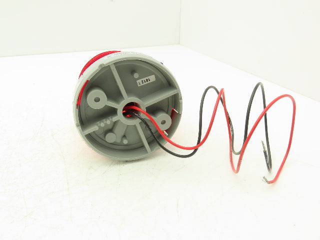 Edwards 48SINR-G1-20WH AdaptaBeacon Light 24VDC 20W 0.8A Red Steady On 1/2" NPT