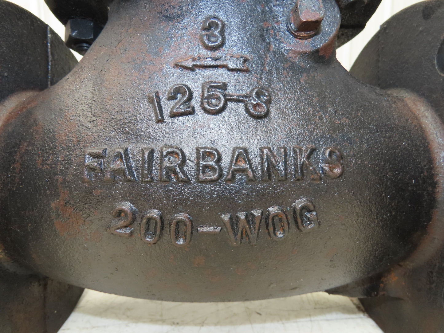 Fairbanks 3 125-S 200-WOG Swing Check Valve Cast Iron 3" Flanged