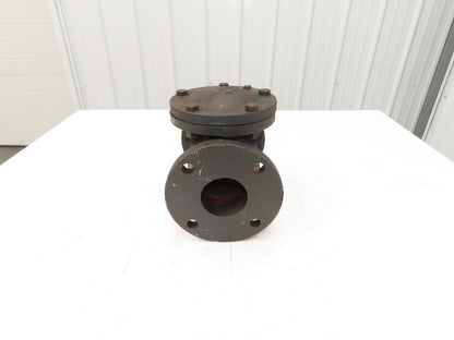 Fairbanks 3 125-S 200-WOG Swing Check Valve Cast Iron 3" Flanged