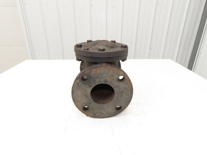 Fairbanks 3 125-S 200-WOG Swing Check Valve Cast Iron 3" Flanged