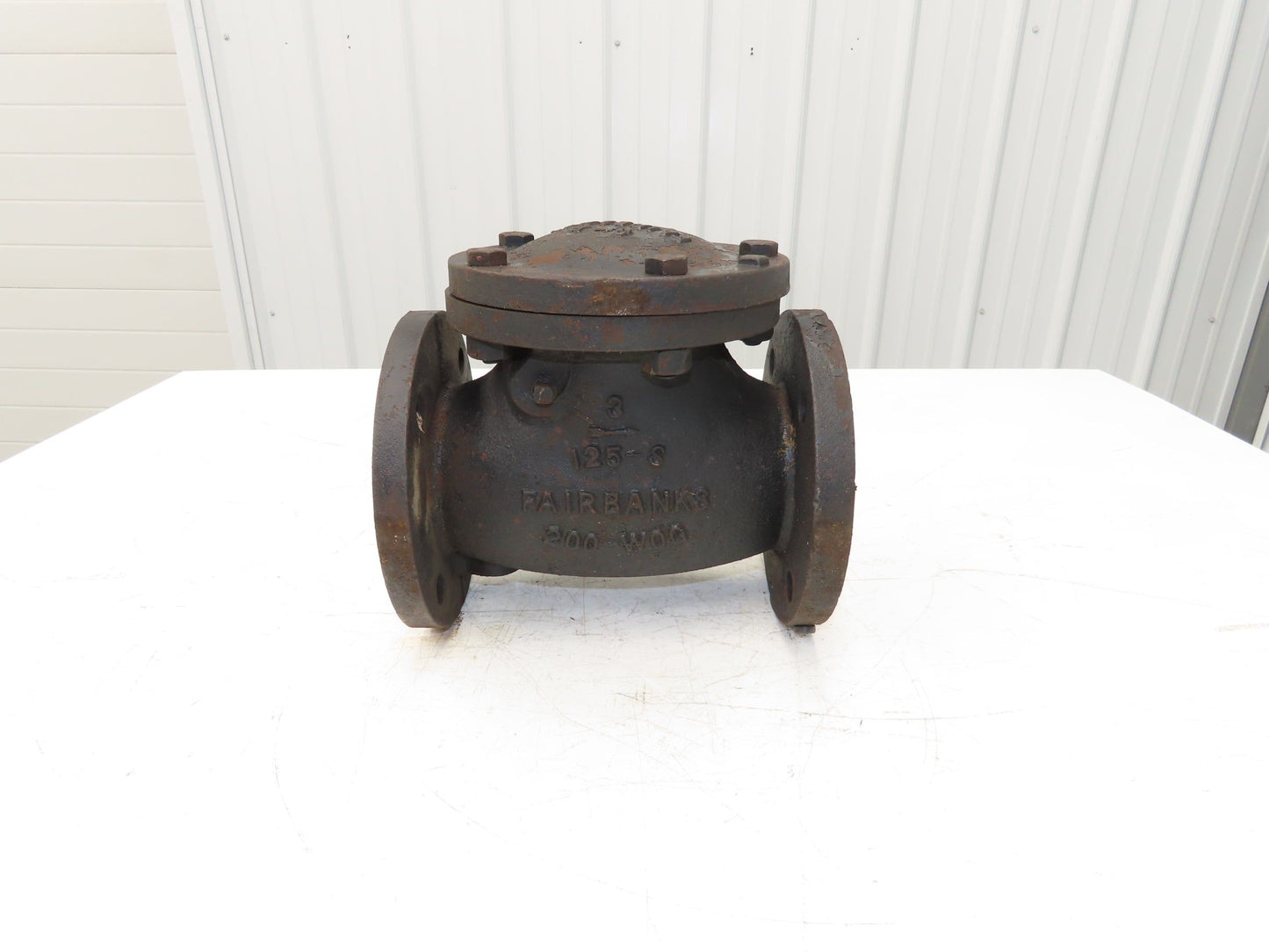 Fairbanks 3 125-S 200-WOG Swing Check Valve Cast Iron 3" Flanged