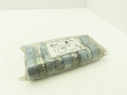 Sankei KMBG28 Connector Flexible Conduit 28 Keiflex Fitting Lot of 10
