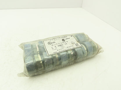 Sankei KMBG28 Connector Flexible Conduit 28 Keiflex Fitting Lot of 10