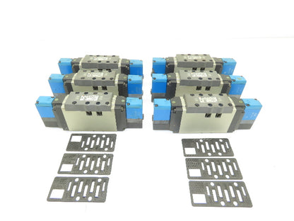 SMC VSS8-6-FG-D-3EZ-V1 Pneumatic Air Solenoid Valve Lot of 6