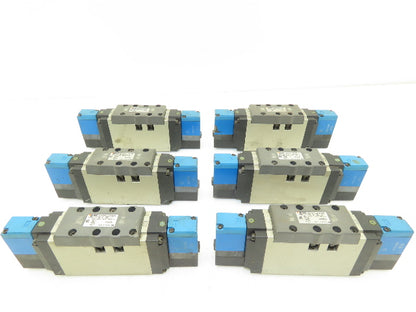 SMC VSS8-6-FG-D-3EZ-V1 Pneumatic Air Solenoid Valve Lot of 6