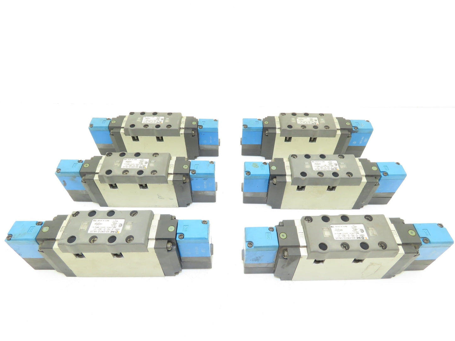 SMC VSS8-6-FG-D-3EZ-V1 Pneumatic Air Solenoid Valve Lot of 6