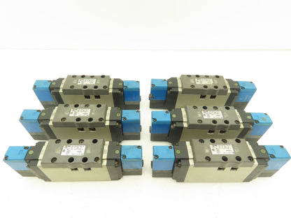 SMC VSS8-6-FG-D-3EZ-V1 Pneumatic Air Solenoid Valve Lot of 6