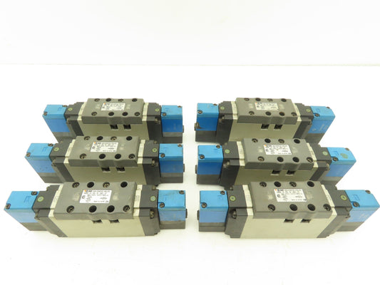 SMC VSS8-6-FG-D-3EZ-V1 Pneumatic Air Solenoid Valve Lot of 6