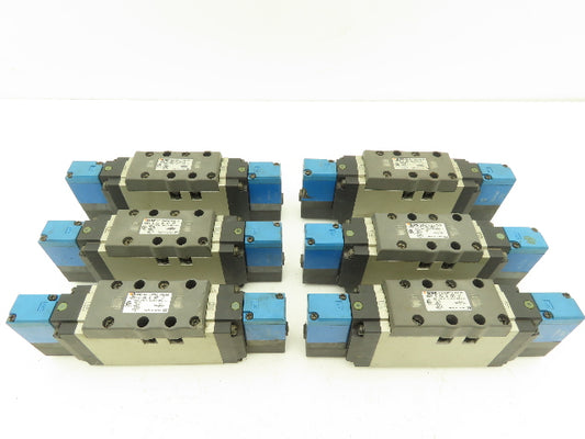 SMC VSS8-6-FG-D-3EZ-V1 Pneumatic Air Solenoid Valve Lot of 6