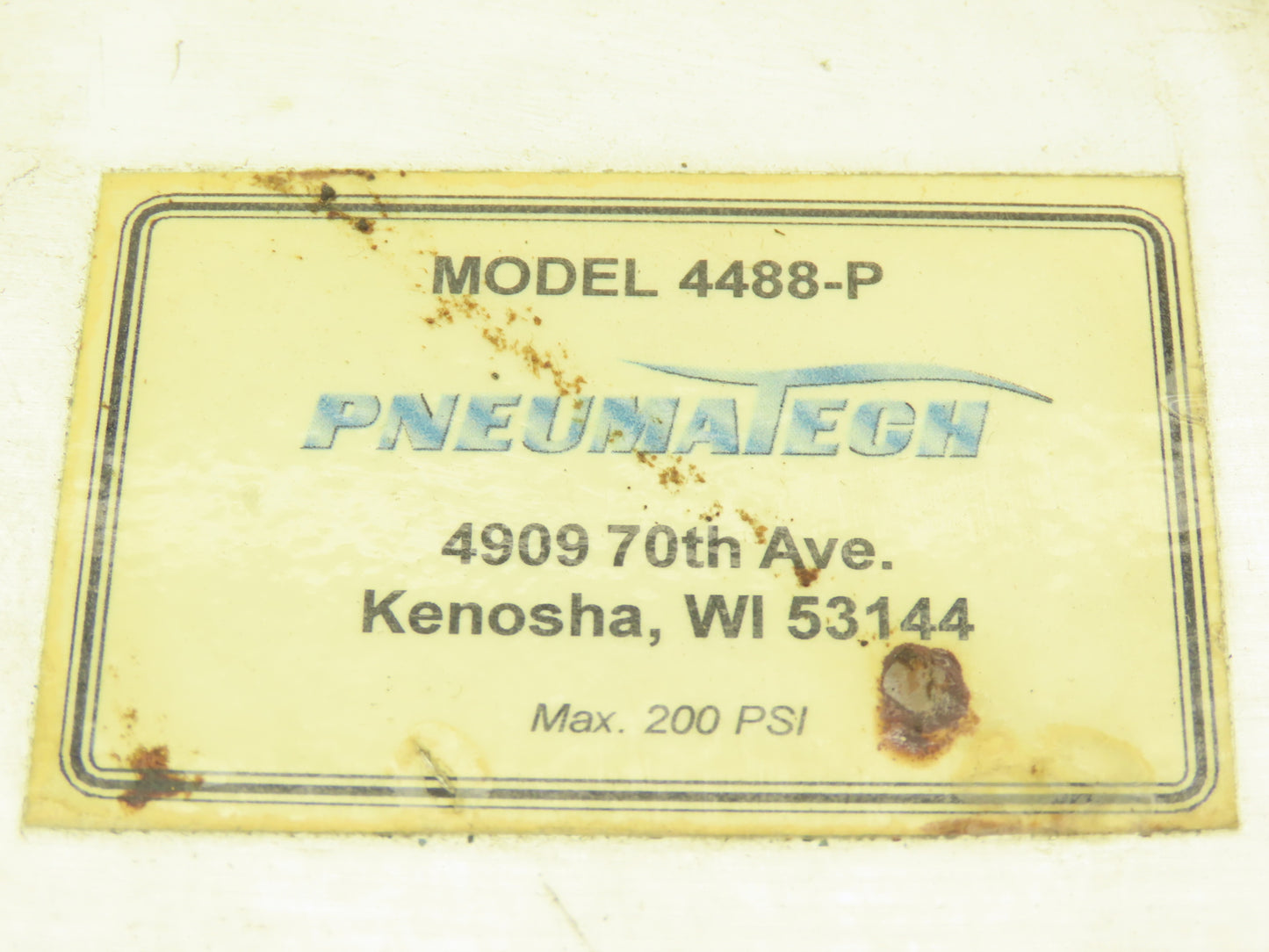 Pneumatech 4488-P Pneumatic Air Automatic Condensate Drain Valve 250psi