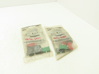 Allen Bradley 800E-3LX22 Contact Cartridge Block 2NO 2NC Ser B Lot of 2