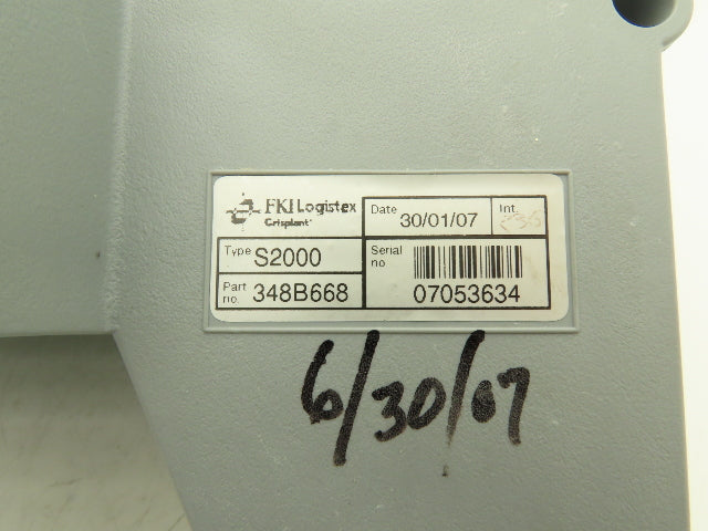 FKI Logistex Crisplant S2000 Sorter Conveyor Tilt Deck Tray Tipper Gray