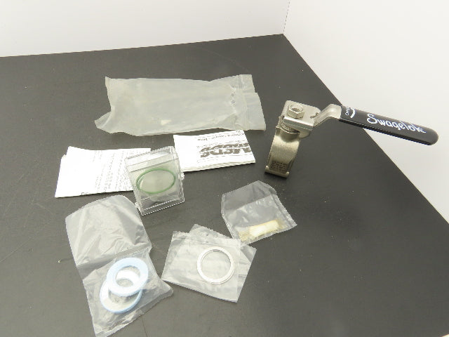 Swagelok CF3M Ball Valve 7/8" 22mm 2200 psi 100°F Stainless Steel