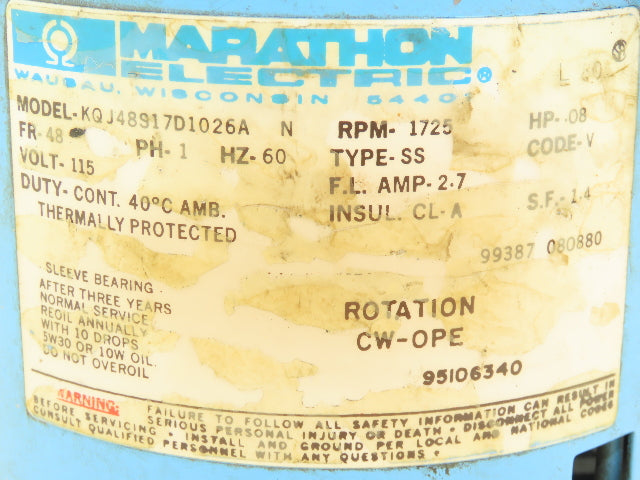 Thrush Co AA-205 Circulator Water Pump 1-1/4" Flanged 115V AA 105