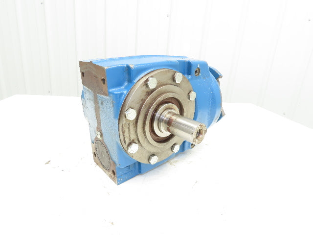 David Brown C062163.WAAR Helical Gearbox 63:1 Ratio 27rpm LH 140TC *Bad Flange*
