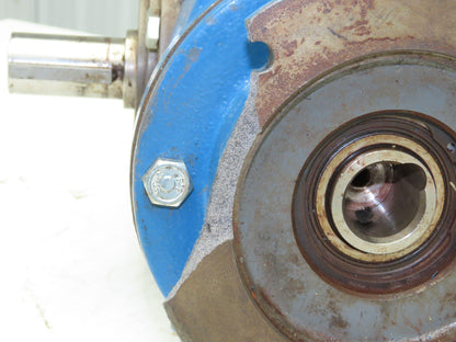 David Brown C062163.WAAR Helical Gearbox 63:1 Ratio 27rpm LH 140TC *Bad Flange*