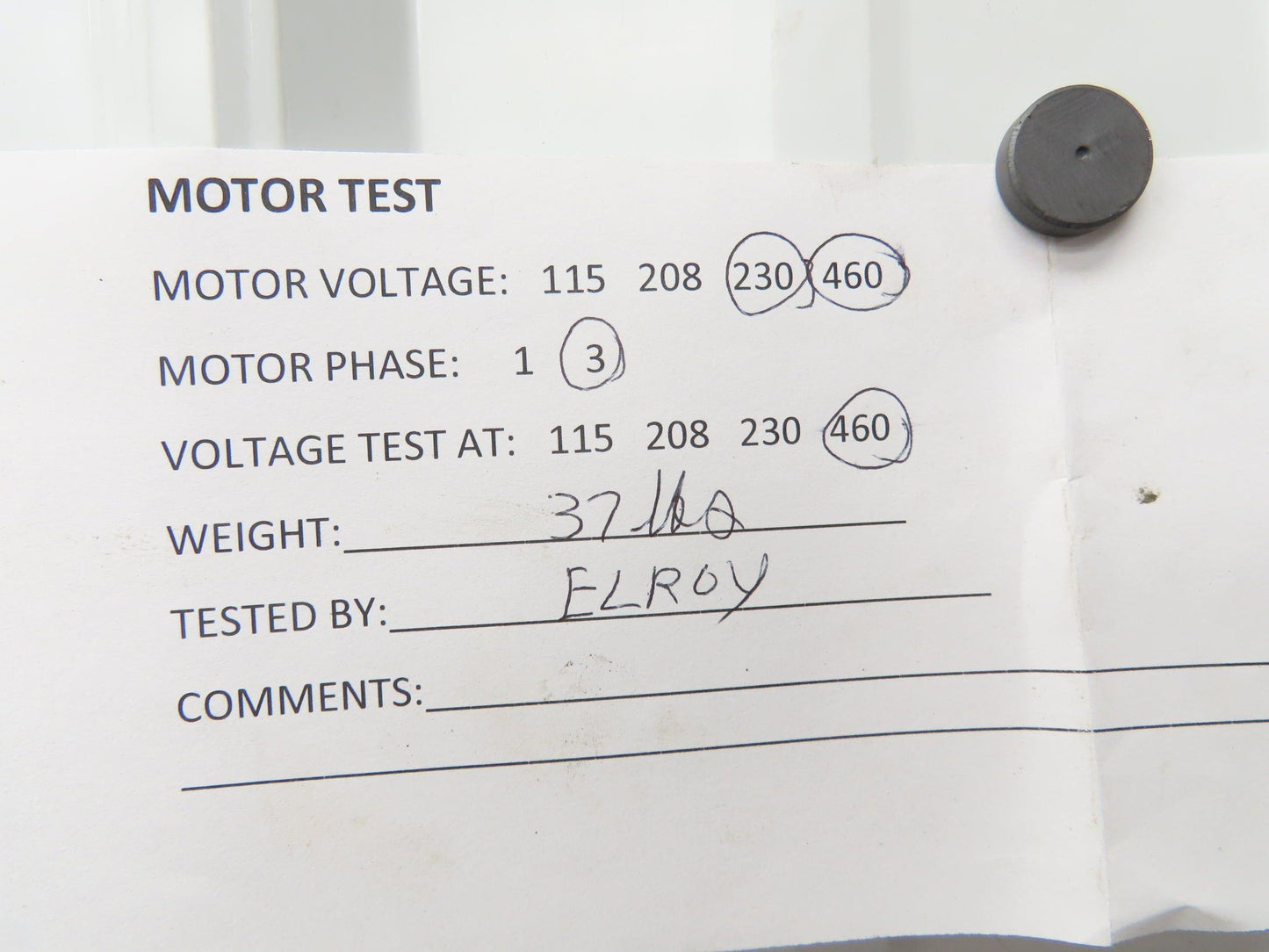 U.S. Electrical Motors TORQube AC Gearmotor 3/4Hp 460V 10:1 Ratio 175rpm RH 56C