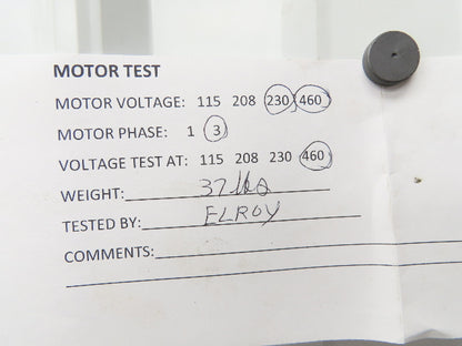 U.S. Electrical Motors TORQube AC Gearmotor 3/4Hp 460V 10:1 Ratio 175rpm RH 56C