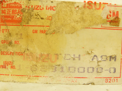 Isuzu General Motors 1-82310008-0 Starter Switch 2-Pos Maint 2-Pos Moment W Key