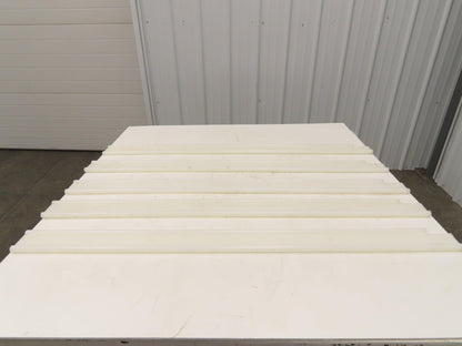 PTFE Conveyor Nylon Slide Guard 3/4"Dia Edge 3-1/2"Height 47-1/2"Length Lot of 5