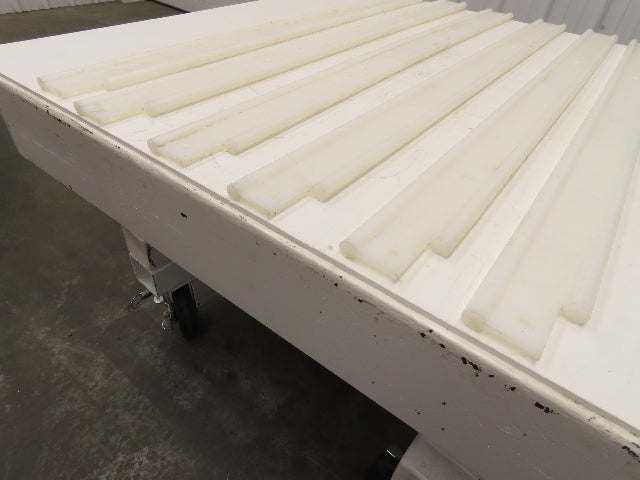 PTFE Conveyor Nylon Slide Guard 3/4"Dia Edge 3-1/2"Height 47-1/2"Length Lot of 6